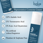 Bake 10% Azelaic Acid + 5% Tranexamic Acid Pigmentation Corrector Cream