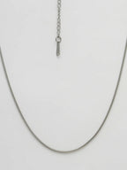 NVR Women's Set of 2 Silver & Gold Rhodium-Plated Minimal Chain