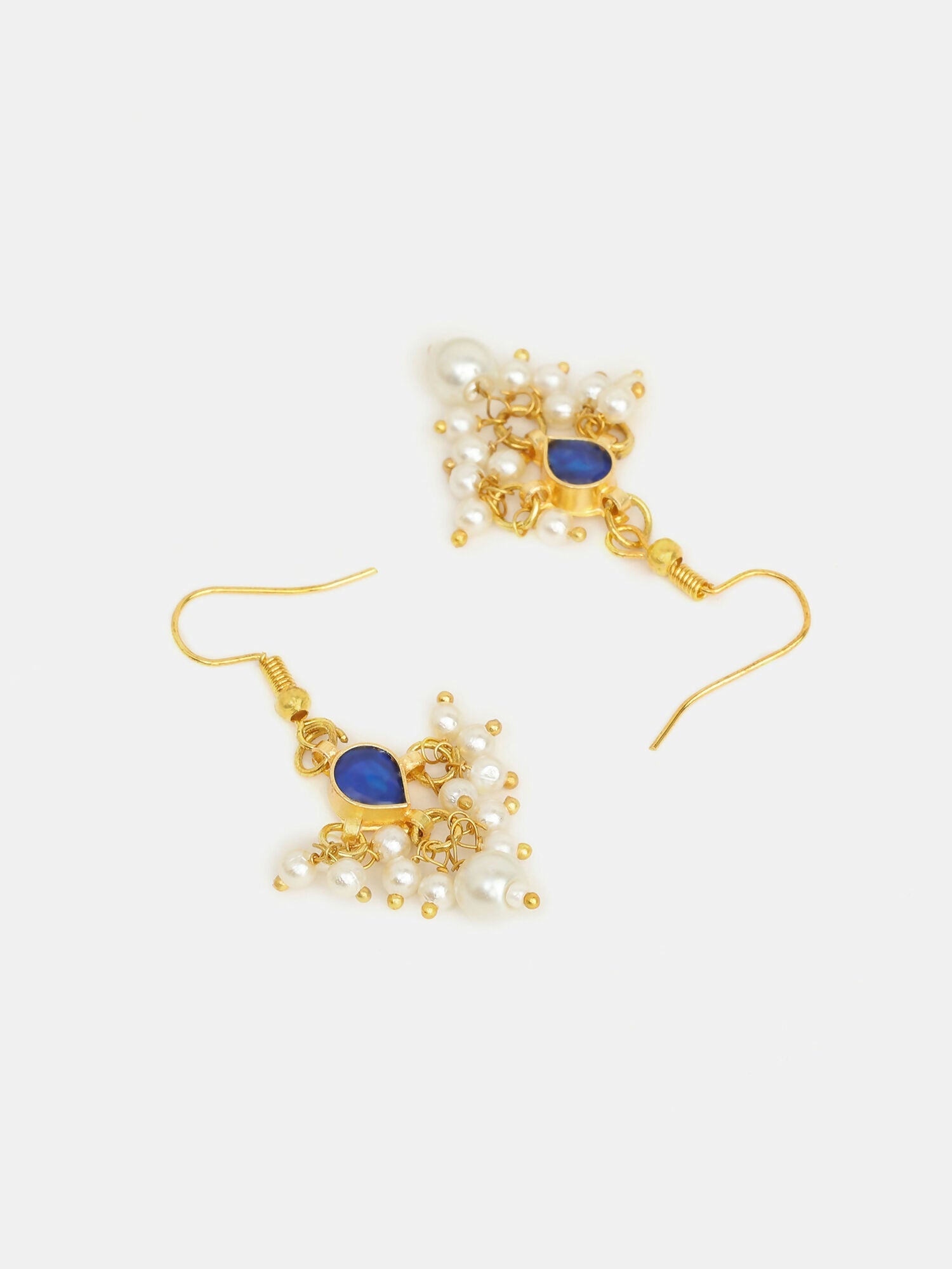 Ruby Raang Neel Noor Earrings Set - Distacart