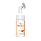 Fixderma 2% Vitamin C Face Wash, Foaming Face Cleanser with Brush