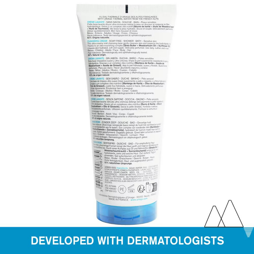 Uriage Daily Moisturizing Body Wash with Shea Butter