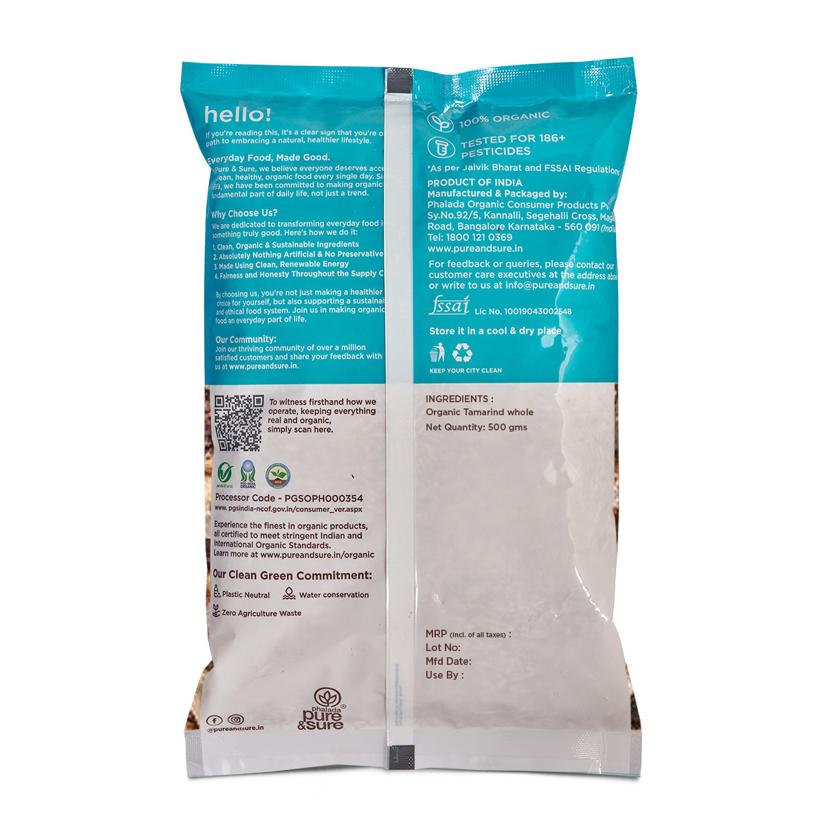 Pure & Sure Organic Tamarind - Distacart