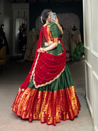 Lehenga Mart Designer Wedding Lehenga Choli For Women - Green