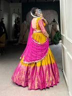 Lehenga Mart Designer Wedding Lehenga Choli For Women - Mustard