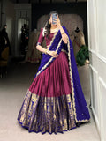 Lehenga Mart Designer Wedding Lehenga Choli For Women - Purple