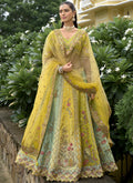 Vegaa Fashion Multicolor Silk Embroidered & Hand Work Wedding Wear Lehenga Choli - Distacart
