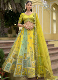 Vegaa Fashion Multicolor Silk Embroidered & Hand Work Wedding Wear Lehenga Choli
