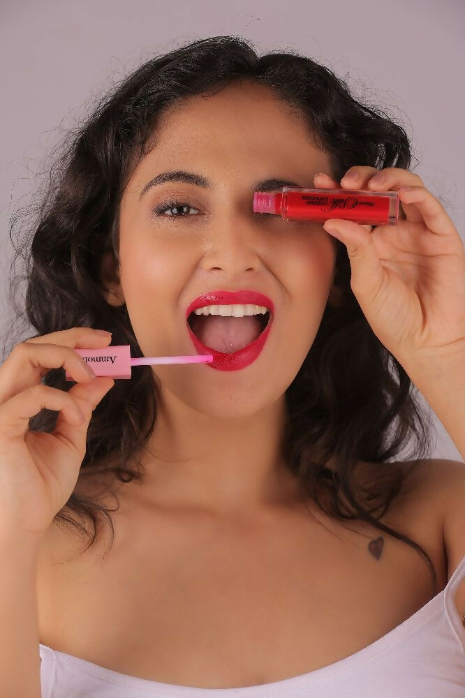 Ammoha Cosmetics Long-Lasting, Matte-Finished Happy Hibiscus Color Liquid Lipstick
