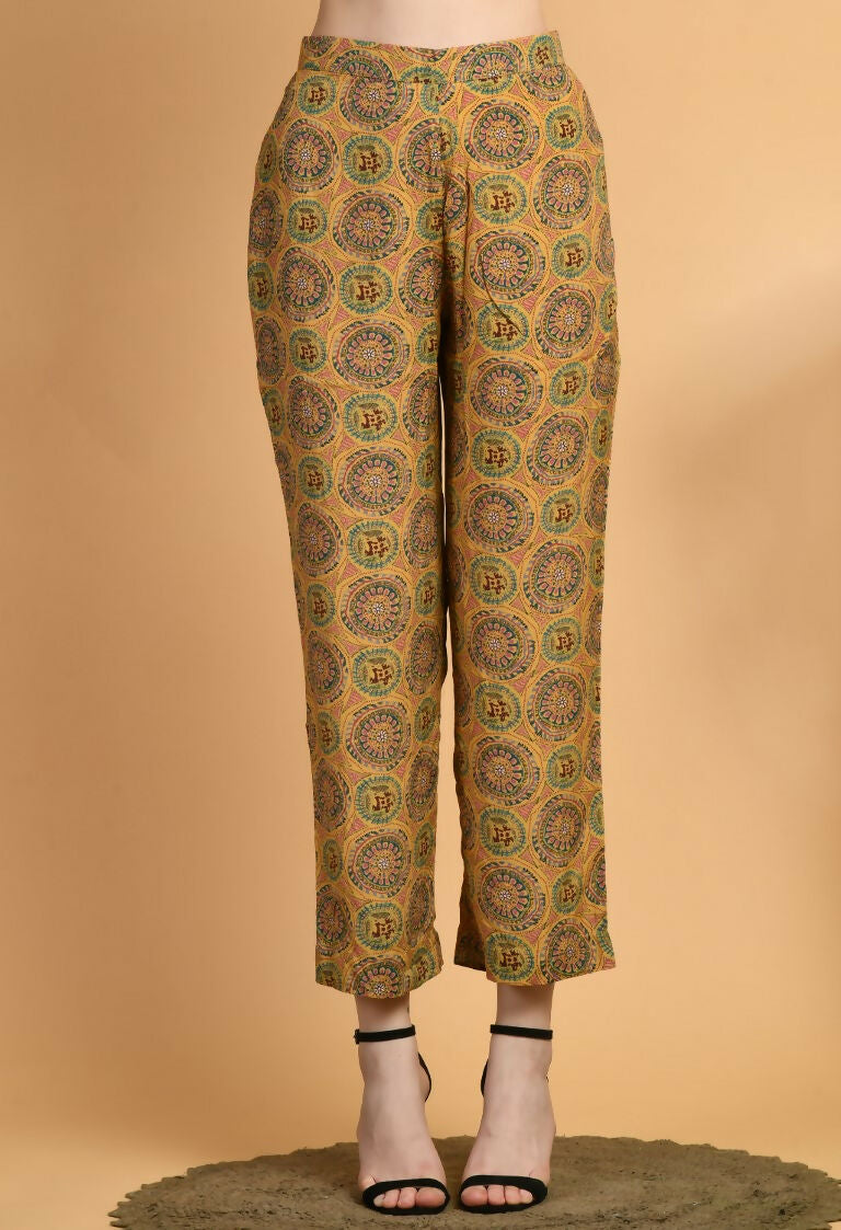 Joban Fashion Mustard Maslin Kurta Set