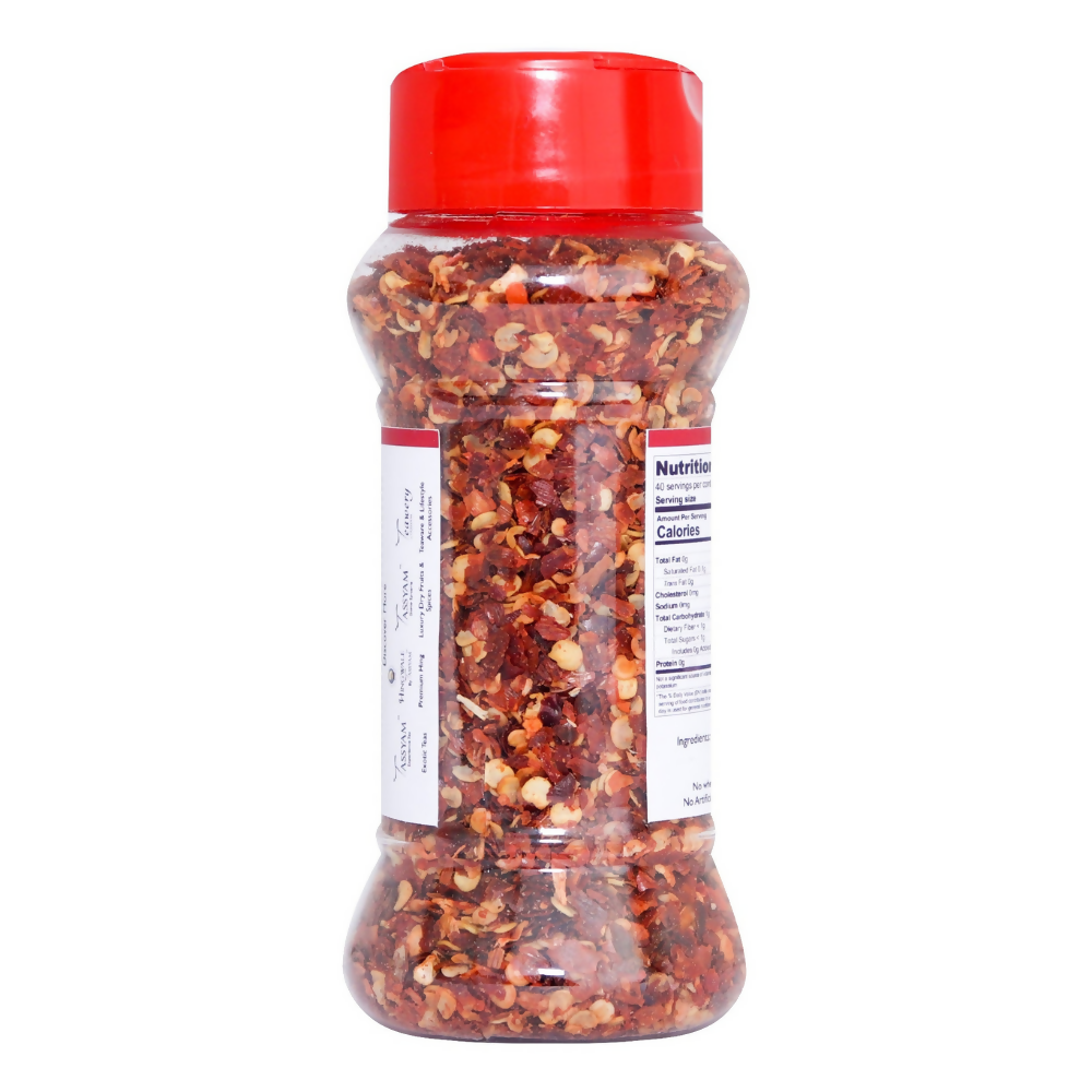 Tassyam Organics Chili Flakes and Oregano