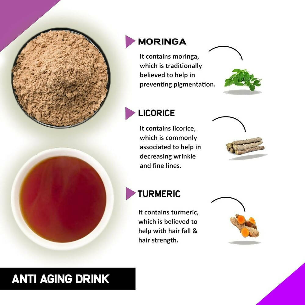 Just Vedic Anti Aging Drink Mix - Distacart