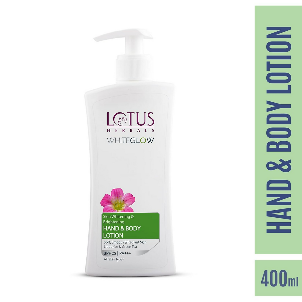 Lotus Herbals Whiteglow Skin Brightening Hand & Body Lotion