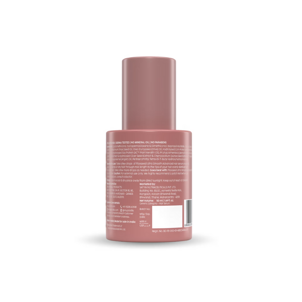 PLIX The Plant Fix Flaxseed Keratin Smoothening Anti-Frizz Serum - Distacart