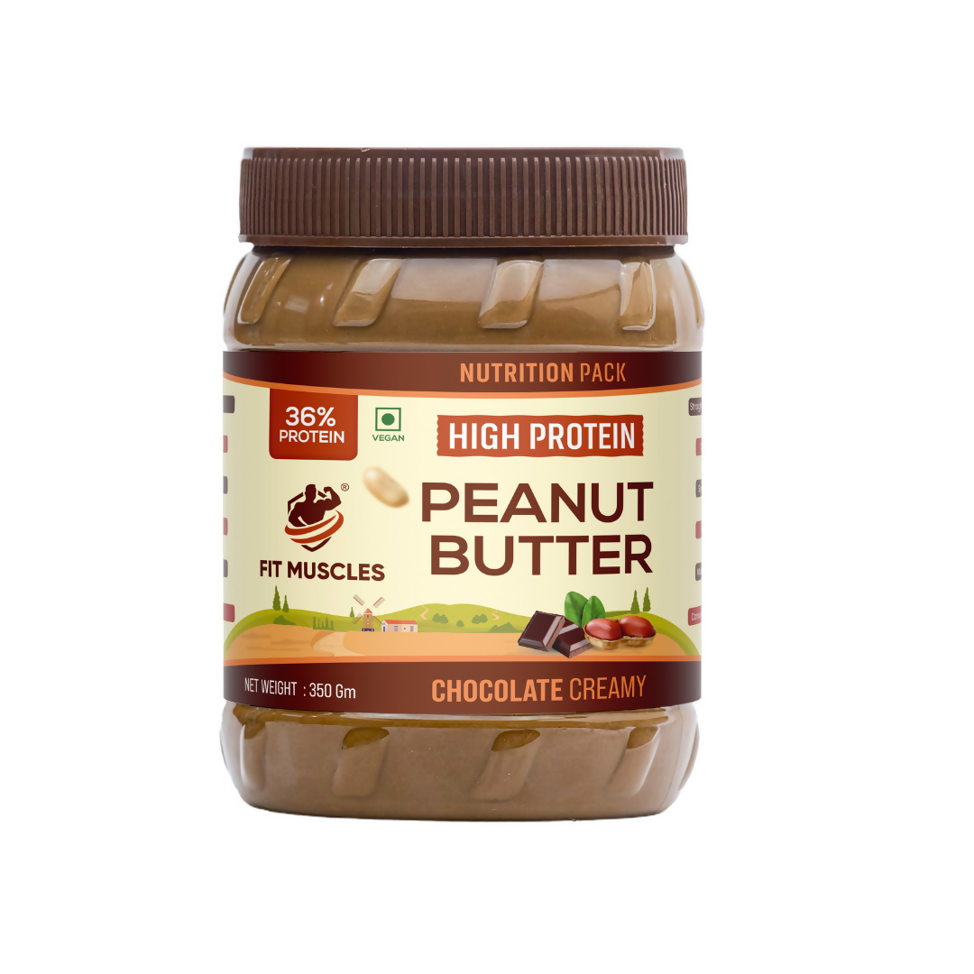 Fit Muscles High Protein Peanut Butter - Chocolate Creamy
