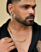 VOJ Gold-Polished Designer Chain For Men