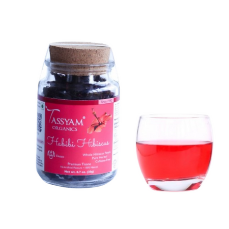 Tassyam Organics Habibi Hibiscus Petals Herbal Tisane