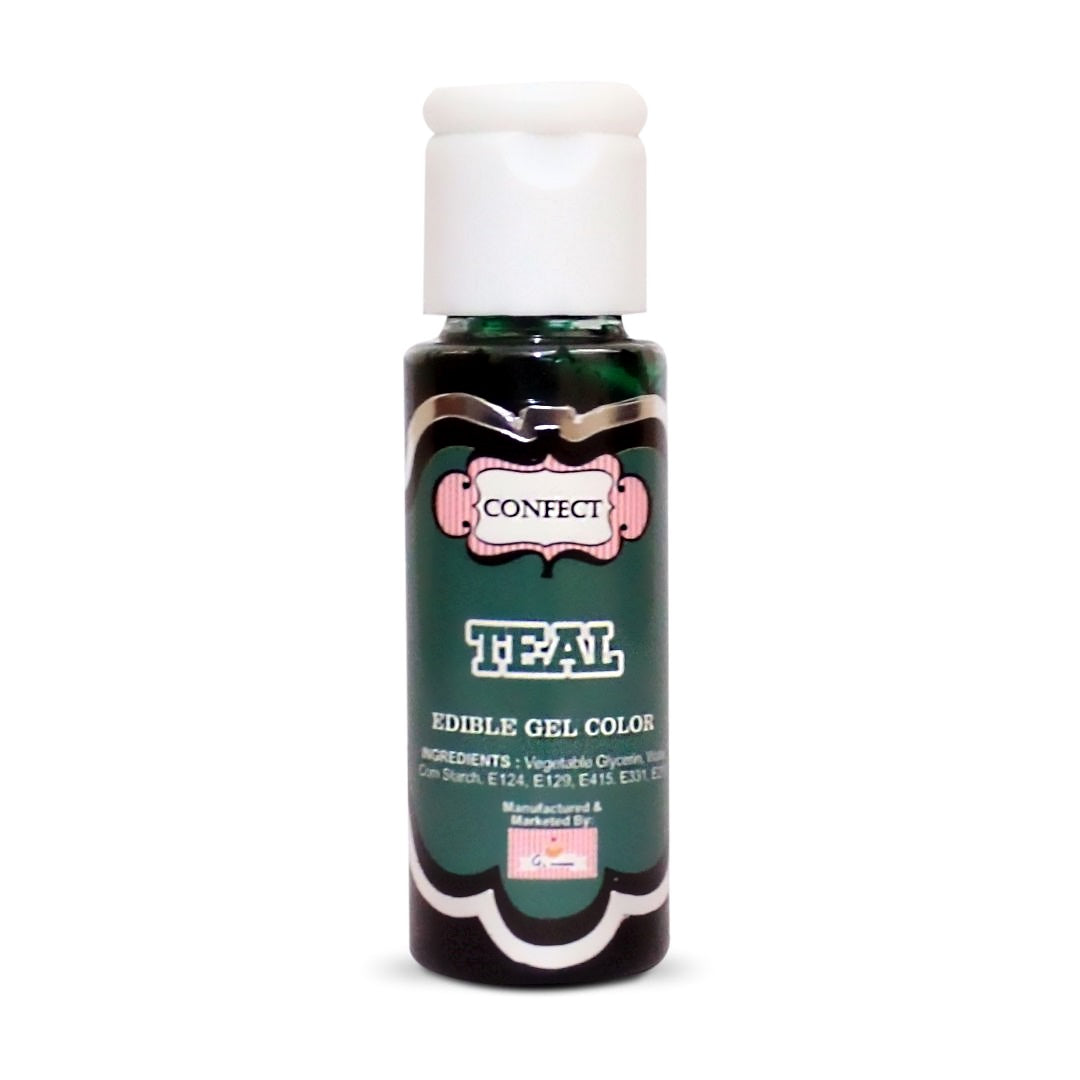 confect teal gel color br b 20 gms b