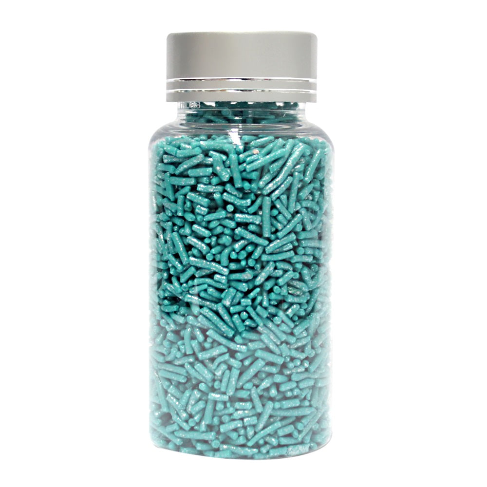 confect teal vermicelli sprinkles 90 gms