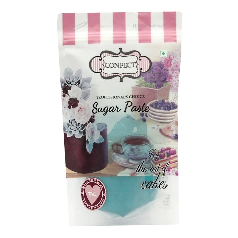 confect teal nutritional sugarpaste 1 kg