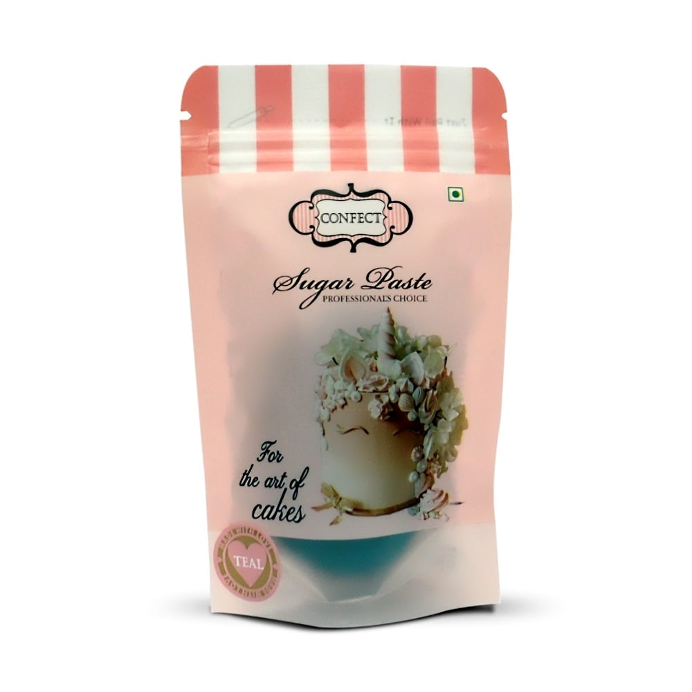 confect teal nutritional sugarpaste 250 gms