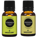 Earth N Pure Lemongrass & Citronella Essential Oils