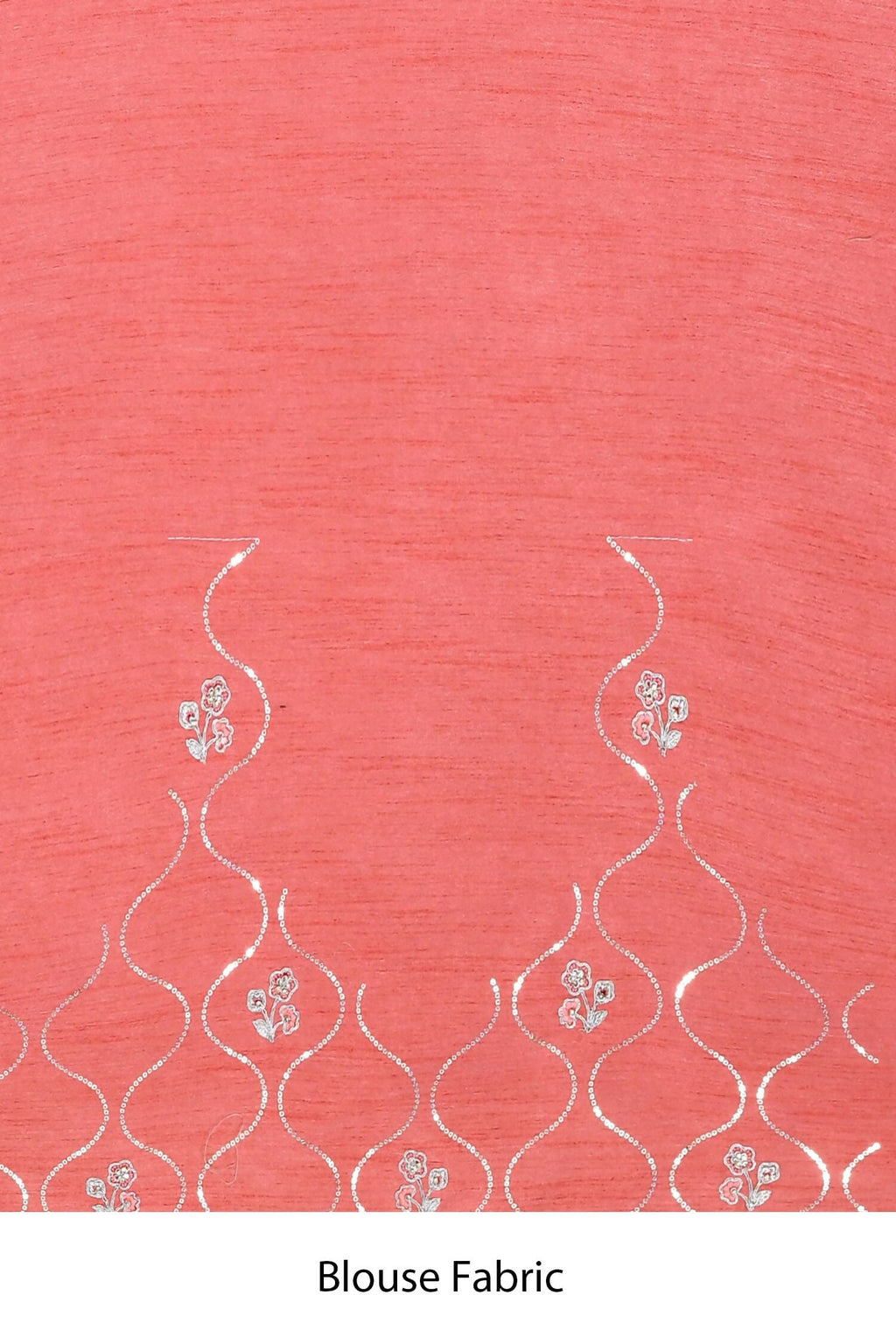 Pink Organza Satin Silk Sequence Embroidered with Stone work Saree - Nimaya Benzy