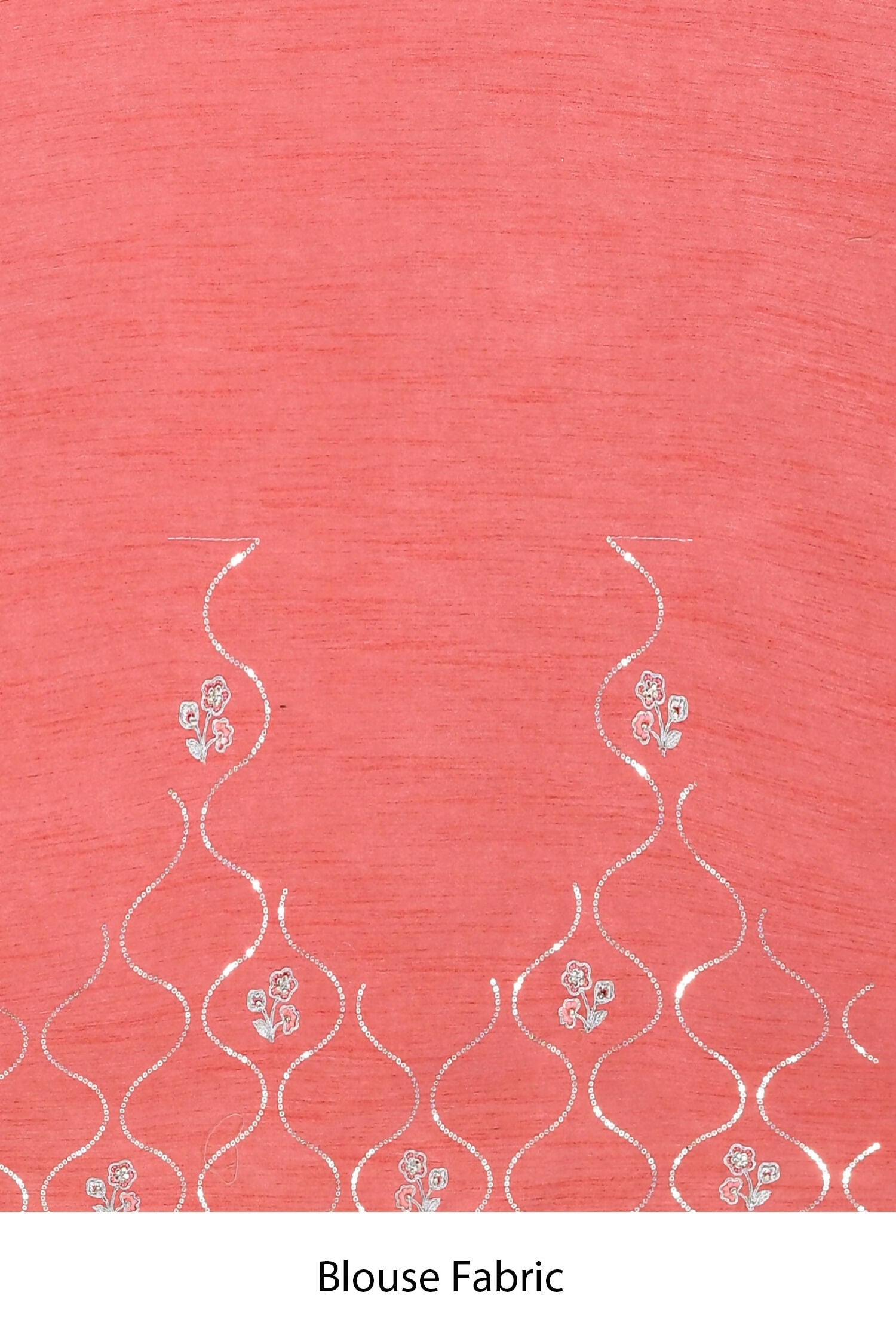 Pink Organza Satin Silk Sequence Embroidered with Stone work Saree - Nimaya Benzy