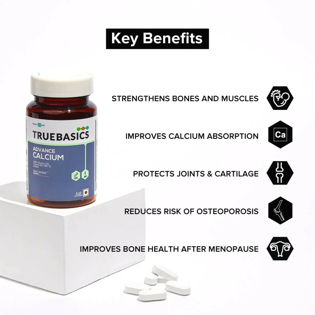 TrueBasics Advance Calcium Tablets for Women and Men - Distacart