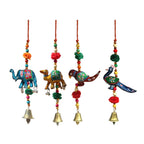 Decorative Thread Paper Mache Door Hanging Set, Multicolor