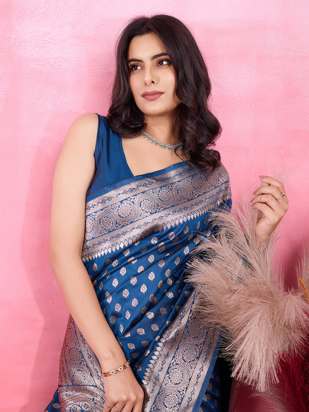 Vedant Vastram Banarasi Silk Fashion Saree - Morpinch