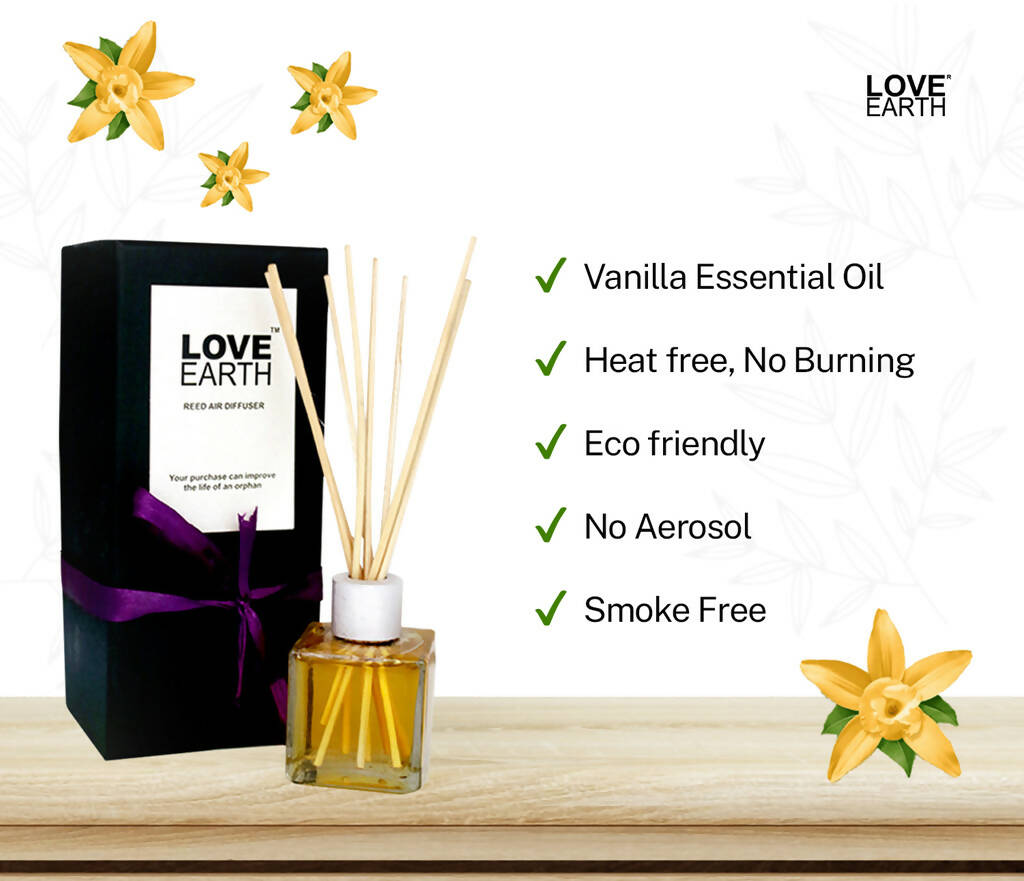 Love Earth Reed Diffuser- Vanilla