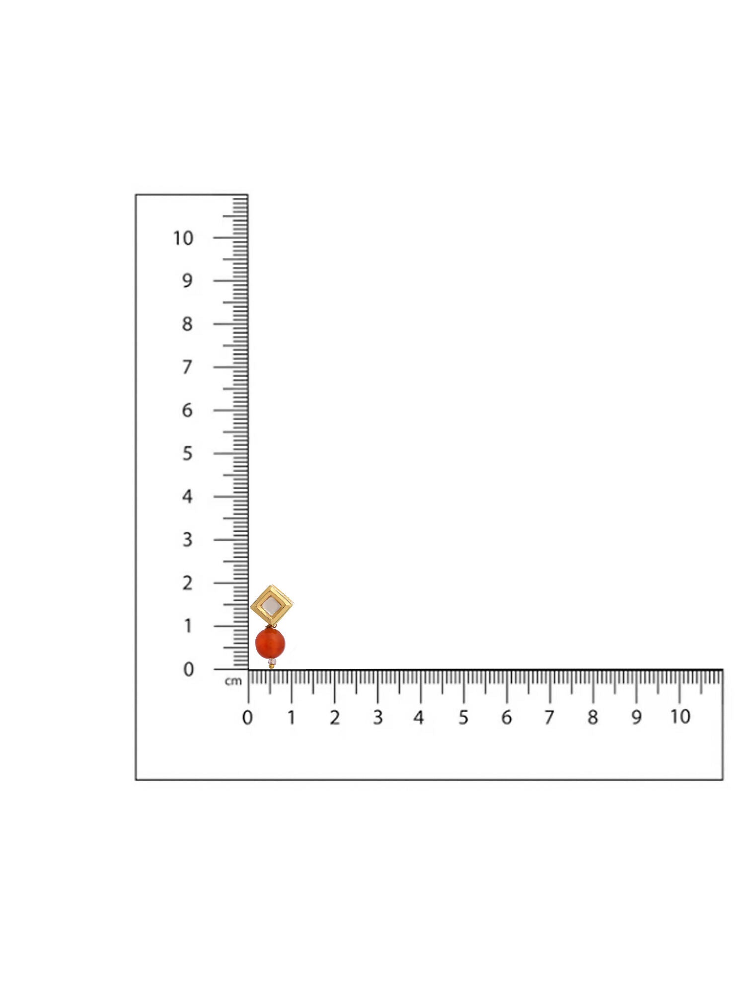 Ruby Raang Red Carnelian Kundan Studs - Distacart