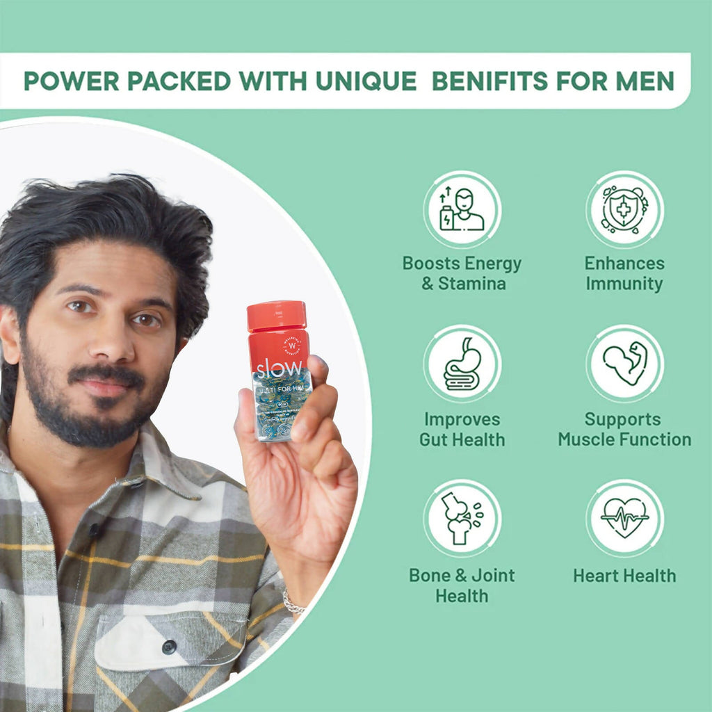 Wellbeing Nutrition Slow | Multivitamin for Him Capsules - Distacart