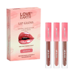 Love Earth Liquid Lip Gloss - Browns
