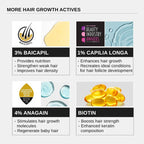 Bare Anatomy Advanced Hair Growth Serum for Scalp 3% Redensyl, 4% Anagain, 3% Baicapil