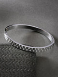 NVR Men's Silver-Plated Stainless Steel Kada Bracelet - Distacart