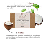 Samisha Organic Coconut Milk & Rice Flour Skin Healing Bathing Bar