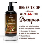 Wildera Moroccan Argan Shampoo with Moroccan Argan Oil to Nourish Dull, Dry & Frizzy Hair