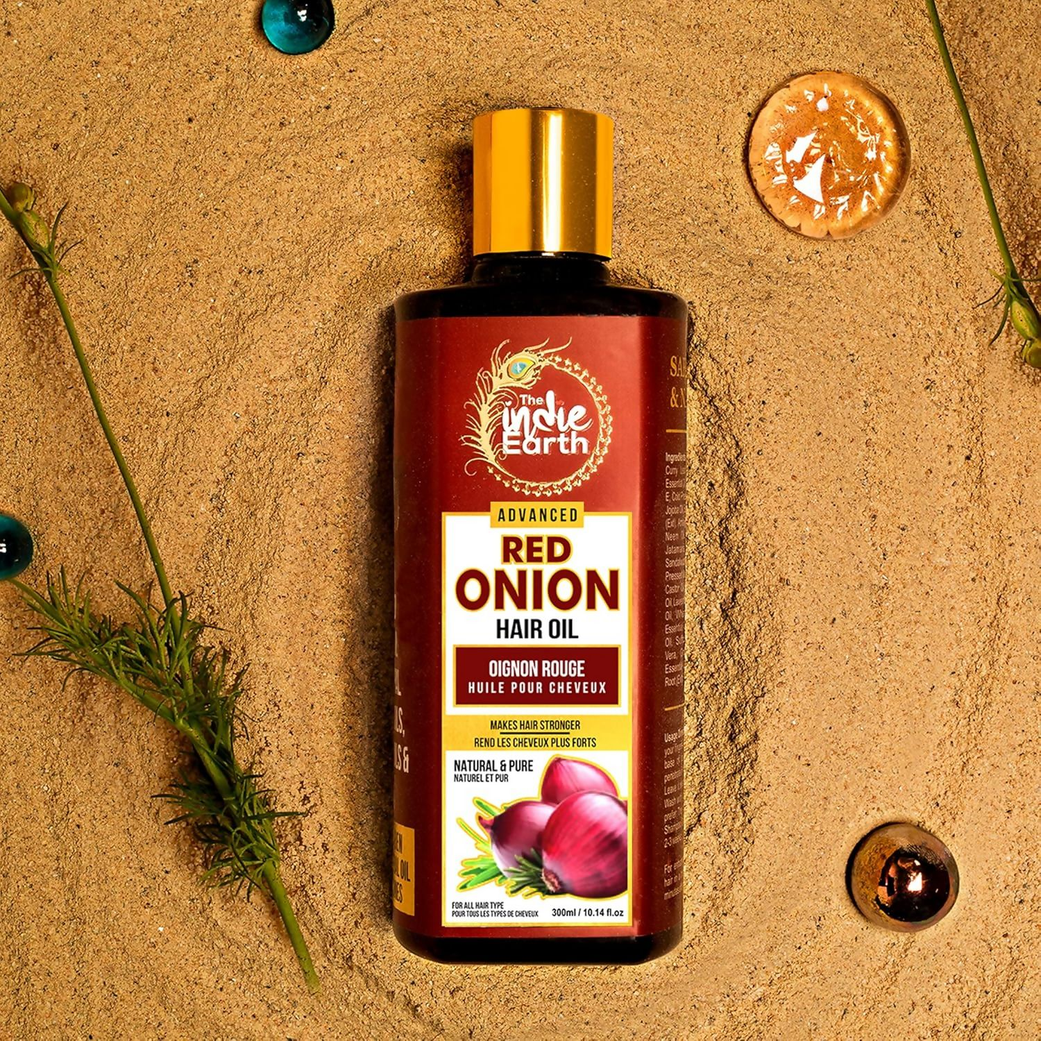 The Indie Earth Advanced Red Onion Hair Care Trio