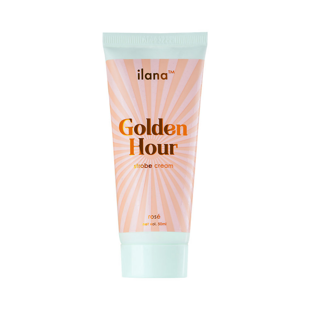 Ilana Golden Hour Shimmering Makeup Primer + Strobe Cream - Rose