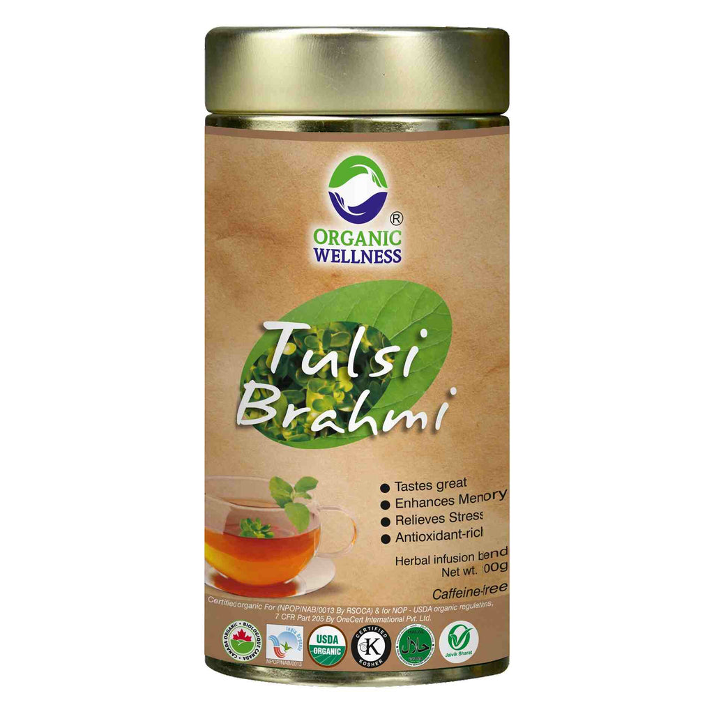 Organic Wellness Ow'Real Tulsi Brahmi Tin Pack - Distacart