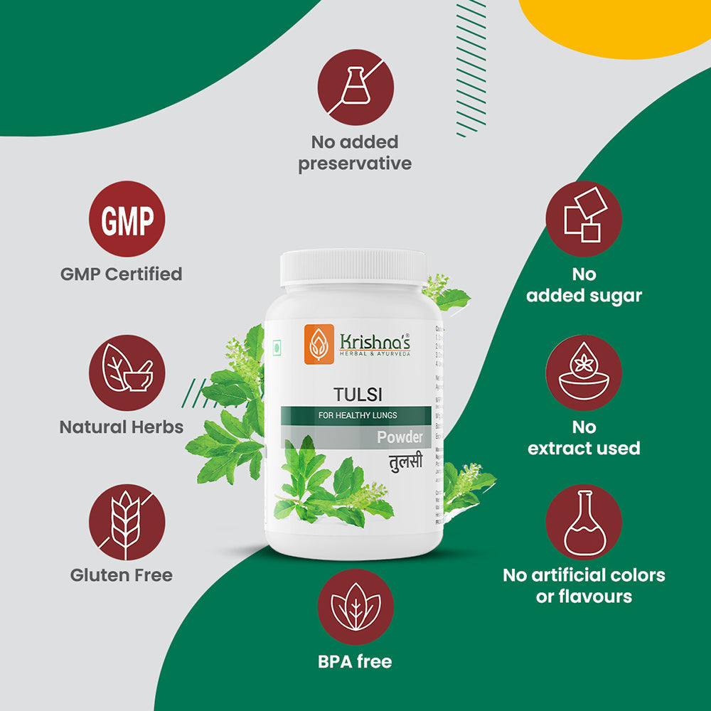 Krishna'S Herbal & Ayurveda Tulsi Powder - Distacart