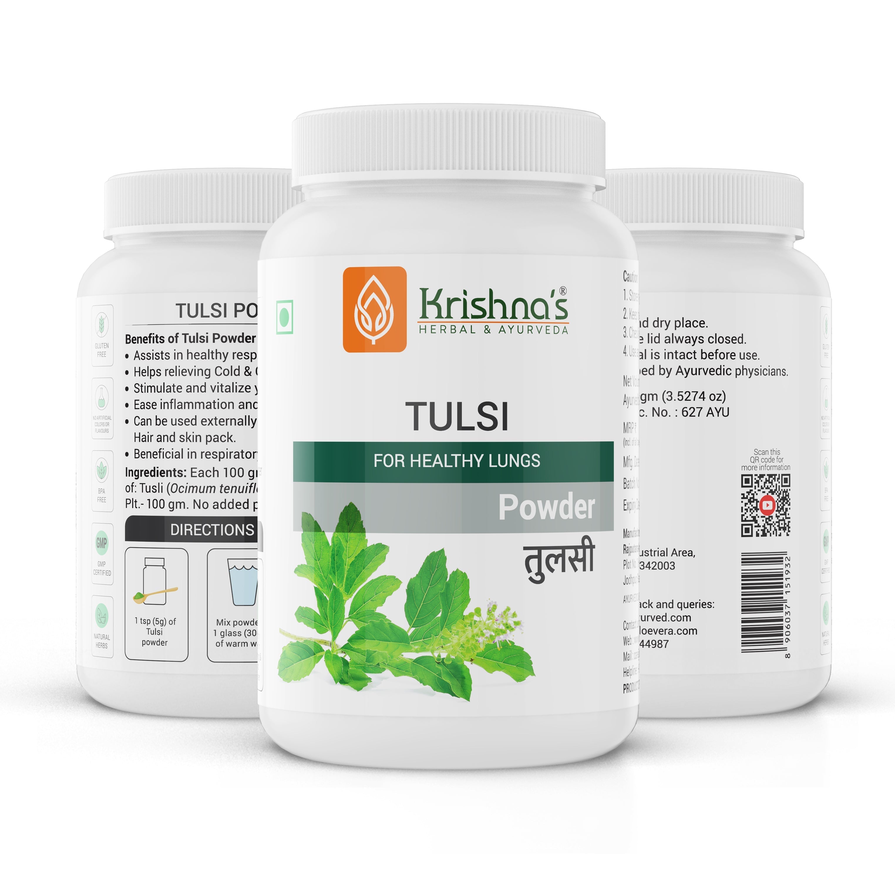 Krishna'S Herbal & Ayurveda Tulsi Powder - Distacart