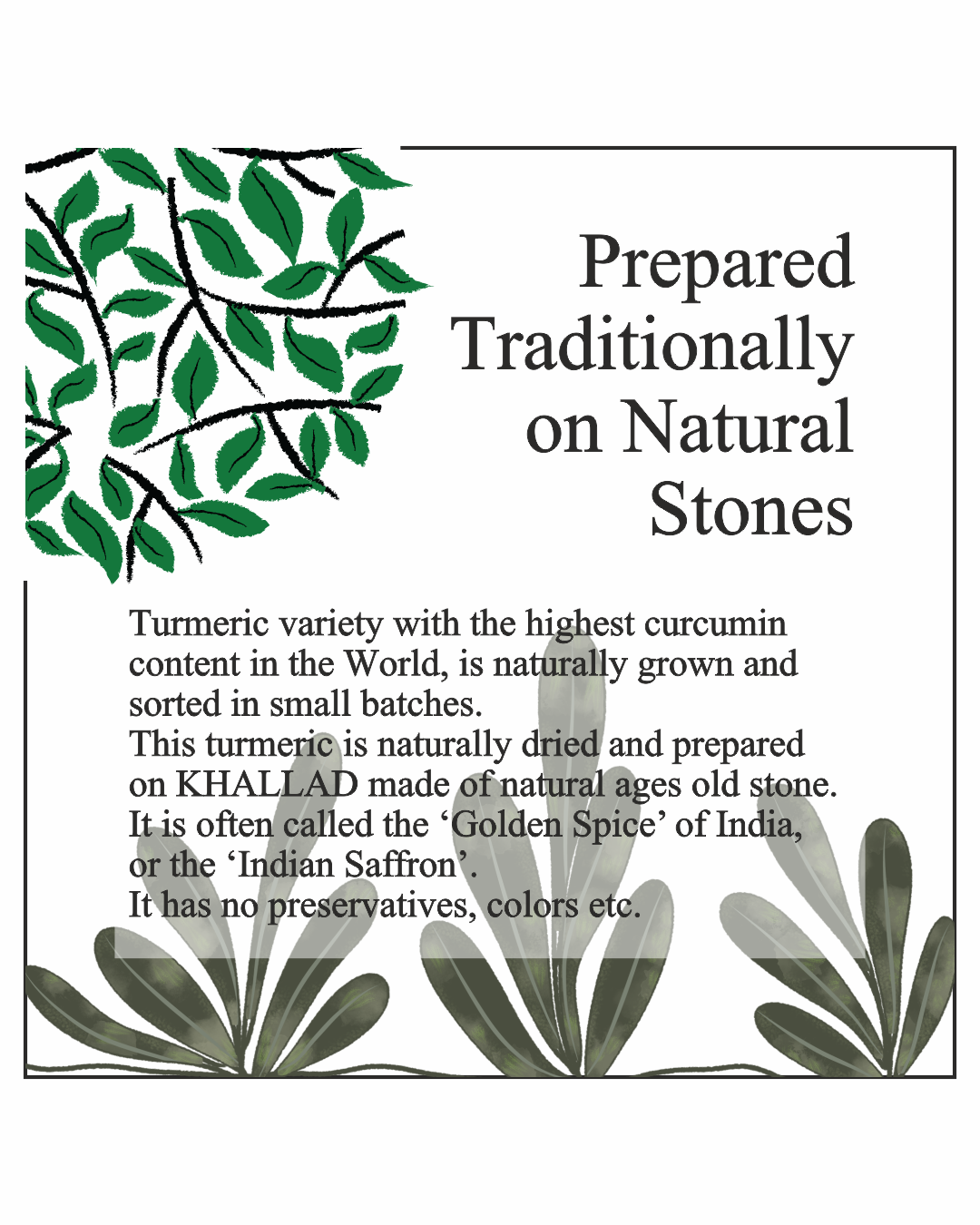 Asavi Stonemade Lakadong Turmeric Powder - Distacart