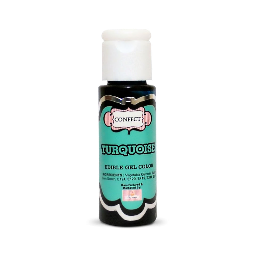 confect turquoise gel color br b 20 gms b