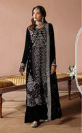 Anaita Black Velvet Suit with Embroidery Sequence Work - Distacart