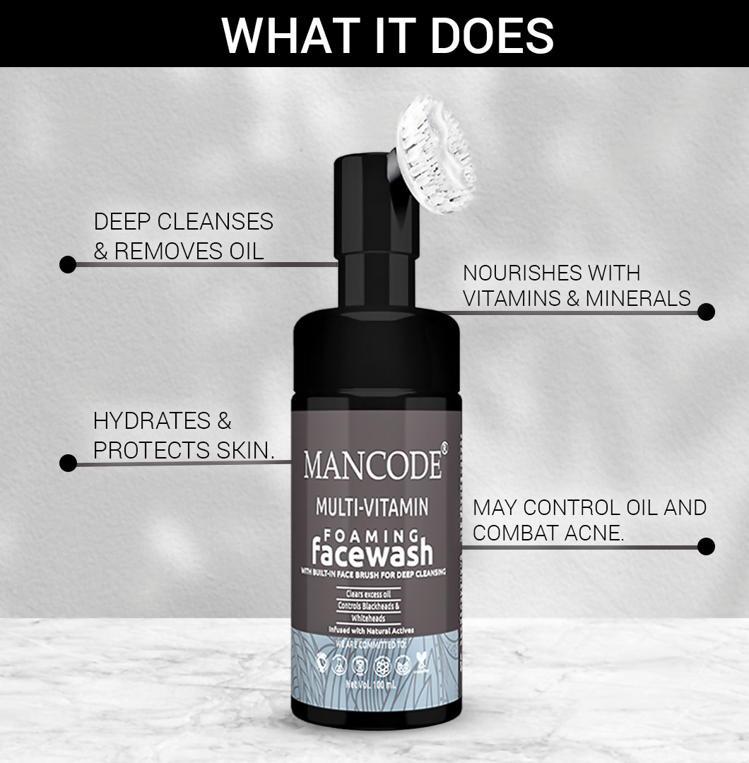 Mancode Multi-Vitamin Foaming Face Wash