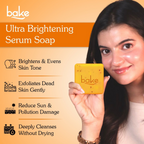 Bake 10% Vitamin C Ultra Brightening Serum Soap