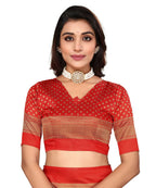 Vamika Black Printed Art Silk Saree