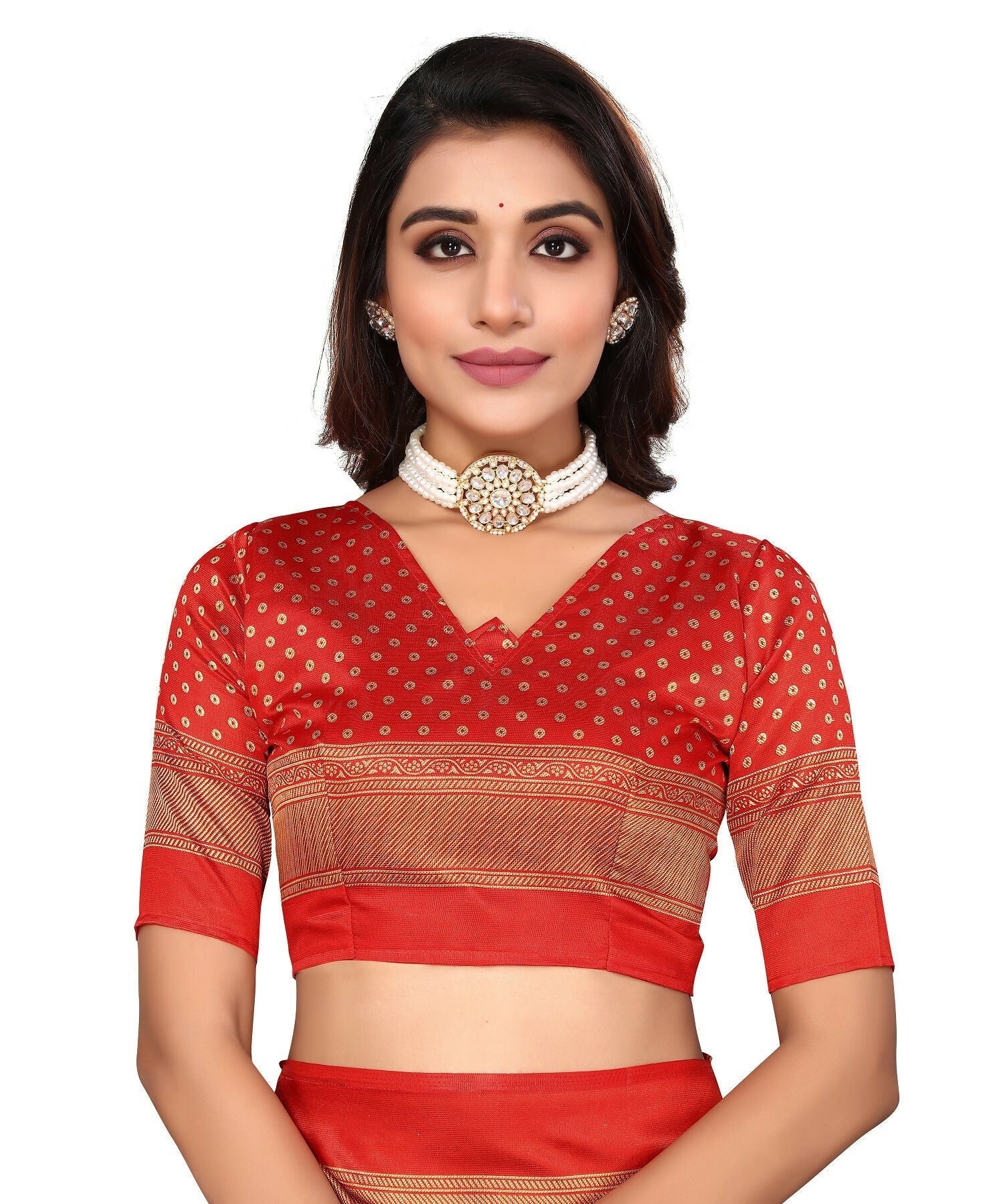 Vamika Black Printed Art Silk Saree